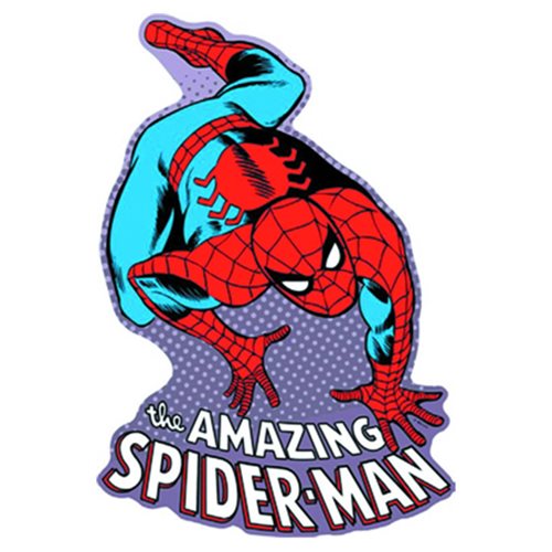 Spider-Man Die Cut Embossed Tin Sign